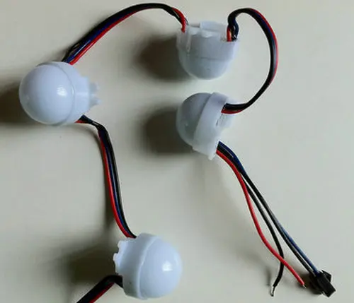 40 шт./нить WS2811 рассеянный Полноцветный 3 светодиода 5050 SMD RGB светодиодный мируемый