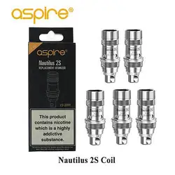 Aspire Nautilus 2 S Vape катушка 0.4ом BVC замена электронных сигарет катушки для Nautilus 2 S Танк испаритель Атомайзеры 5 шт