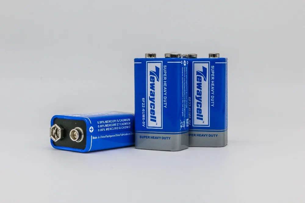 TEWAYCELL 9V carbon 9 вольтовый 6F22 мультиметр измеритель проводов Аккумуляторы для