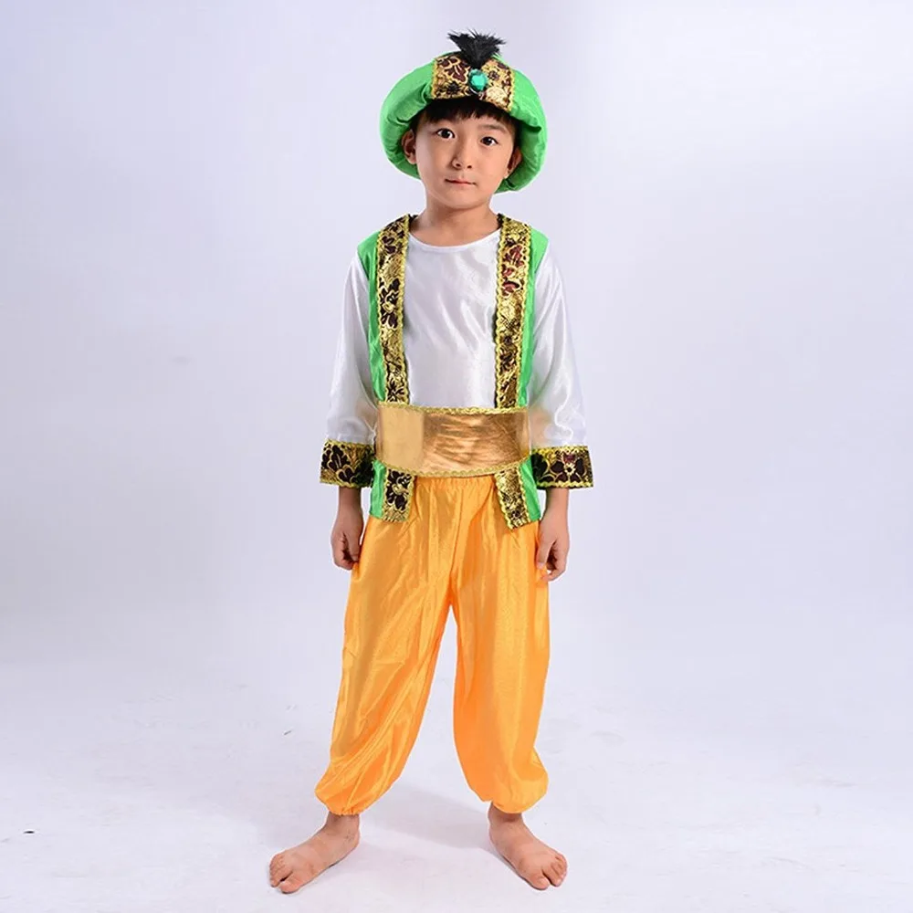 Children's Boys Novelties Arabian Prince Costume Aladdin Fairy Tale Fancy Dress (4)