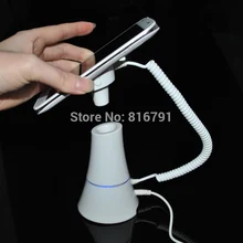 Mobile Phone Retail Display Alarm Cell Phone Security display stand holders Anti-theft for iphone Huawei Samsung OPPO charging
