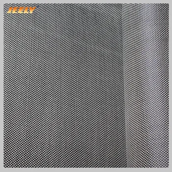 

190gsm 3K Carbon Fiber 1500D Aramid Plain Weave Hybrid Fabric 1 Square Meter