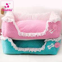 Новое высококачественное свежее домашнее гнездо полное гнездо в квадратные точки моющееся Роскошное кресло для домашних животных кровать для домашних животных