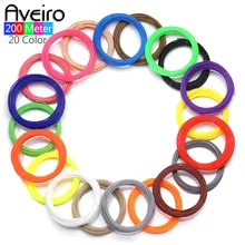 20 color 10 color 5 color/set 3D Pen Filament PLA 1.75mm Plastic Rubber Consumables Material 3D Pen Filament For Kids Gifts