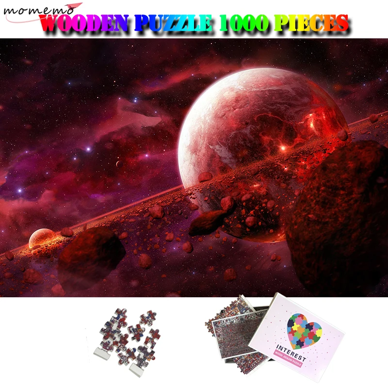 Пазл MOMEMO с изображением планеты пазл для детей 1000 шт. деревянный игрушки взрослых