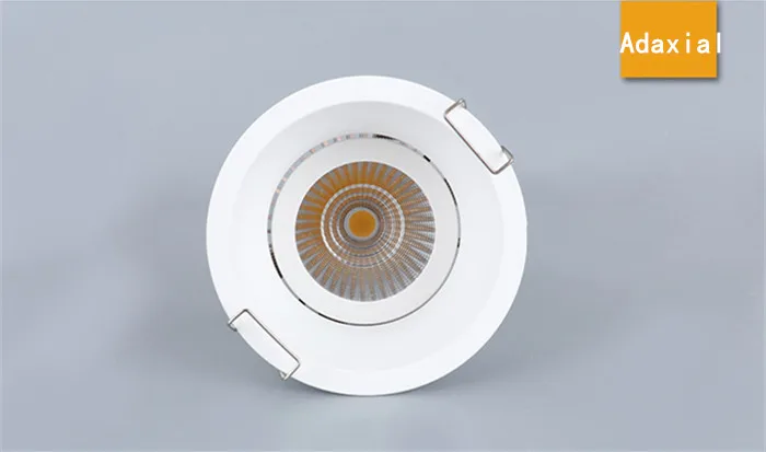 Dimmable Narrow border Embedded Anti-glare Led COB Ceiling Recessed downlight 10w 15w LED wall wash light Hotel Villa Lighting