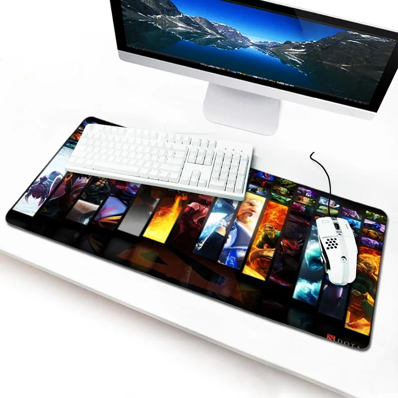  Drop Shipping Rubber Mousepad Large DOTA Gaming Mousepad PC Computer Laptop Optical Mice Play Mat