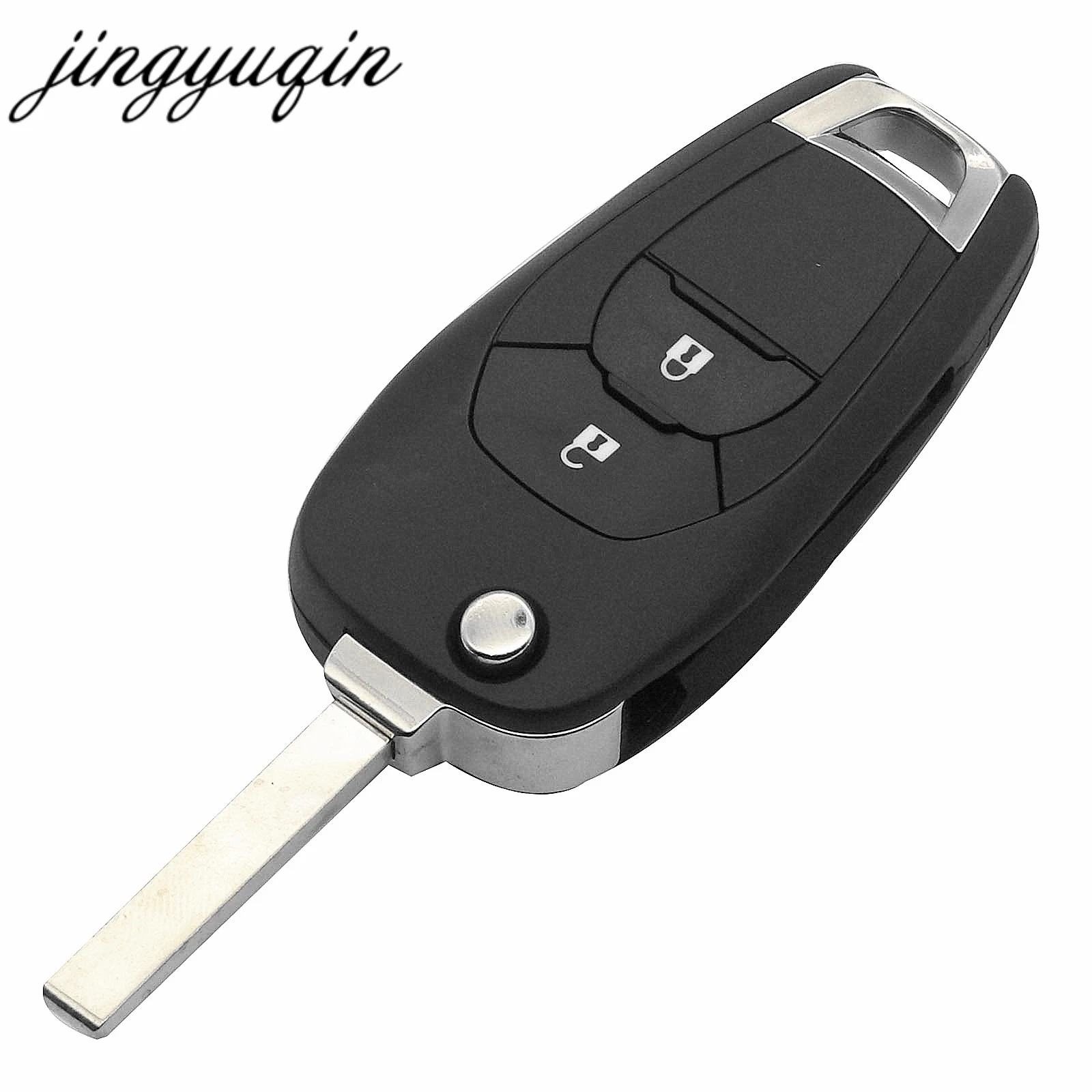 Jingyuqing 10 шт./лот 2 кнопки дистанционного ключа автомобиля оболочки Fob для Chevrolet Cruze