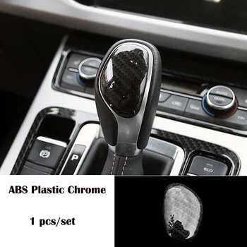 

For Proton X70 2018 2019 ABS Carbon fibre Car gear shift lever knob handle sticker Cover Trim car styling Accessories 1pcs