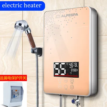 

Remote 6cm Mini Electric Water Heater Wall Mounted Hanging Shower Fast Heating Water Machine Constant Temperature Bathing Tool