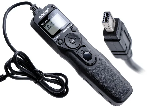 Godox EZa-C3 ЖК-дисплей цифровой таймер выдержки пульт дистанционного управления Переключатель шнур для Canon EOS 7D 50D 40D 30D 5D Mark II и т. д