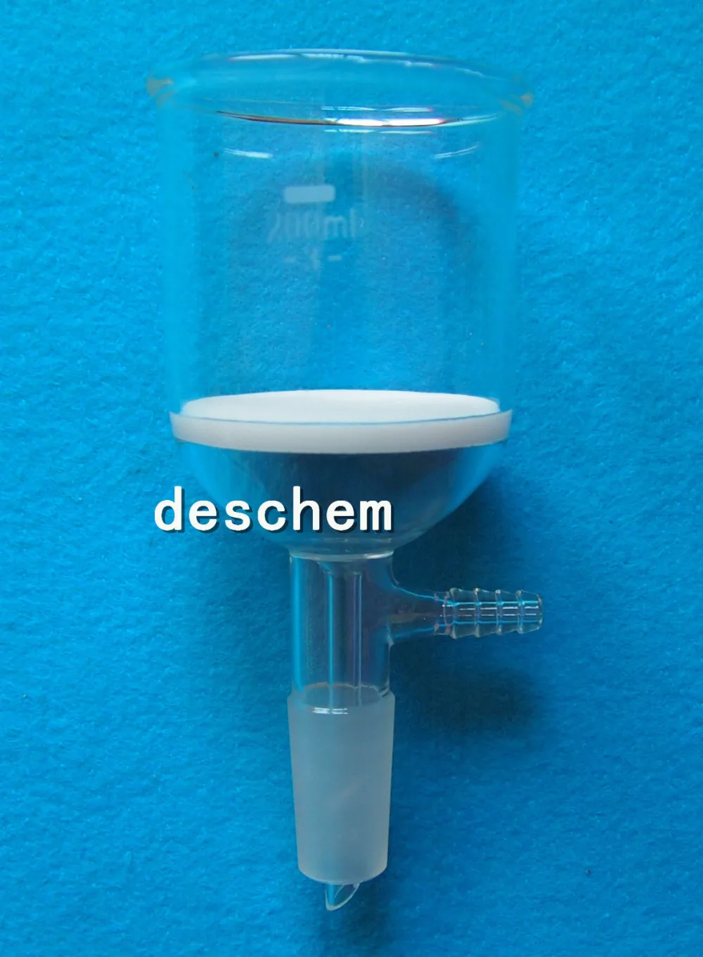 

200ml,24/40,Buchner Funnel,3# Sand Disk,Filtration Pore 15-40 Micron,Lab Boro Glassware