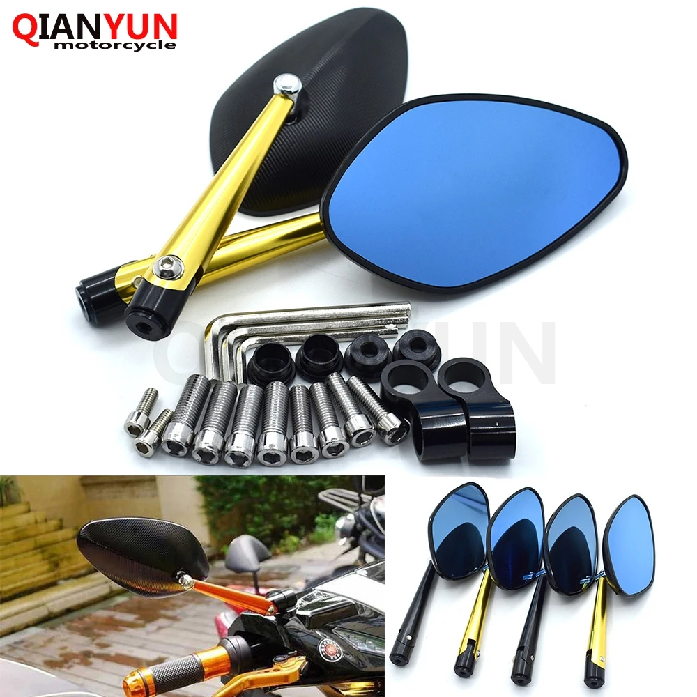 

2019 new universal 8mm 10mm motorcycle rearview mirror CNC aluminum alloy For Honda CBR250 VT250 Hornet250 Jade250 CB400 CB-1