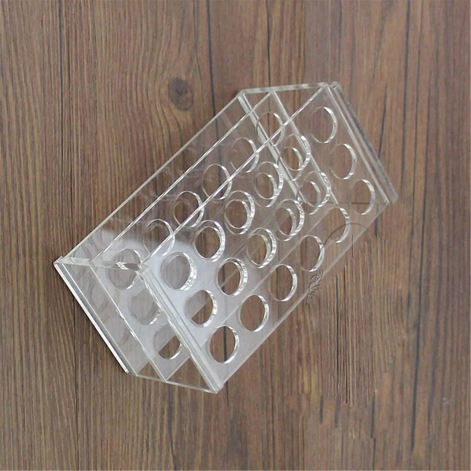17mm Diam 18 Holes Methyl Methacrylate Rack Stand For 10/15ml Centrifuge Tubes