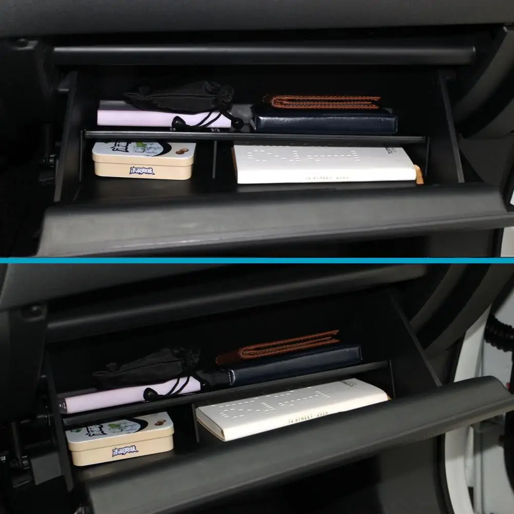 Smabee автомобильный бардачок интервал хранения для Mitsubishi Outlander 2013~ аксессуары консоль Tidying центральный ящик для хранения черный