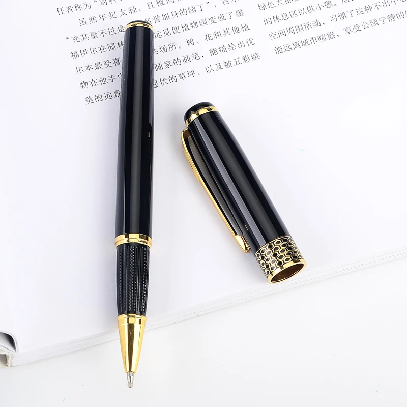 High quality  9009 Gold black Twist school Business office Ballpoint Pen New 