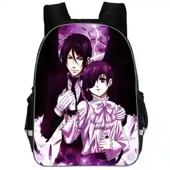 

Black Butler Backpack Japanese Anime Rock Skull Animal Women Men Boys Girls Kids Teenager Toddler School Bags Mochila Bolsa