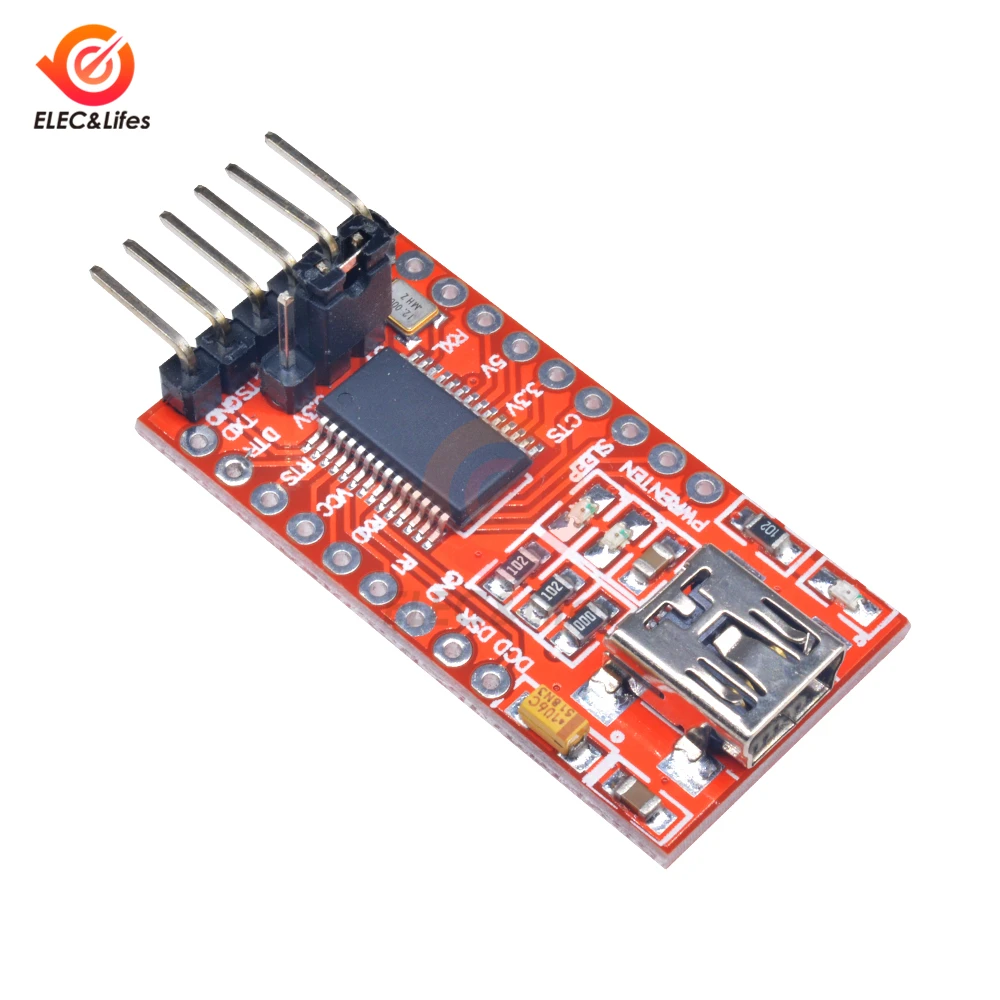 3 шт FT232RL FT232 FTDI USB к ttl Серийный адаптер конвертер Модуль загрузить 3,3 5 V Для Arduino Mini Порты и разъёмы