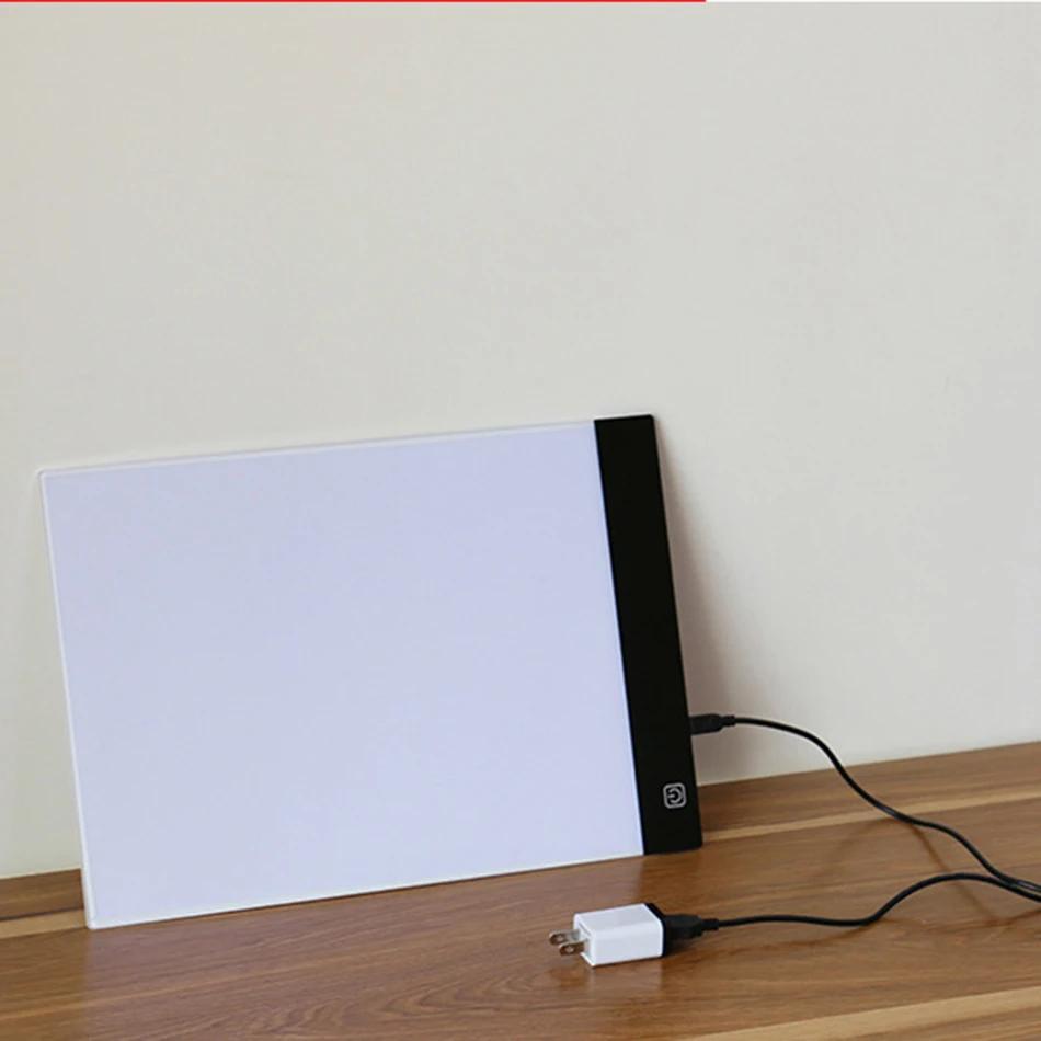 1 шт. 1.5 м USB кабель тонкий A4 LED тату копию доски затемнения прозрачной платформе затемнения свет пластина для татуировки аксессуар рисовать