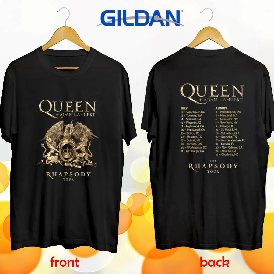 

Queen + Adam Lambert the Rhapsody tour concert 2019 tee shirt S-3XL