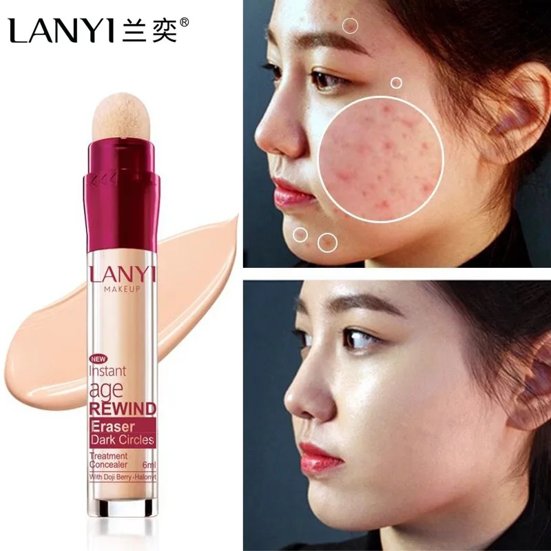 

2019 New Hot Face Foundation Concealer Pen Long Lasting Dark Circles Corrector Contour Concealers Stick Cosmetic Makeup Fastship