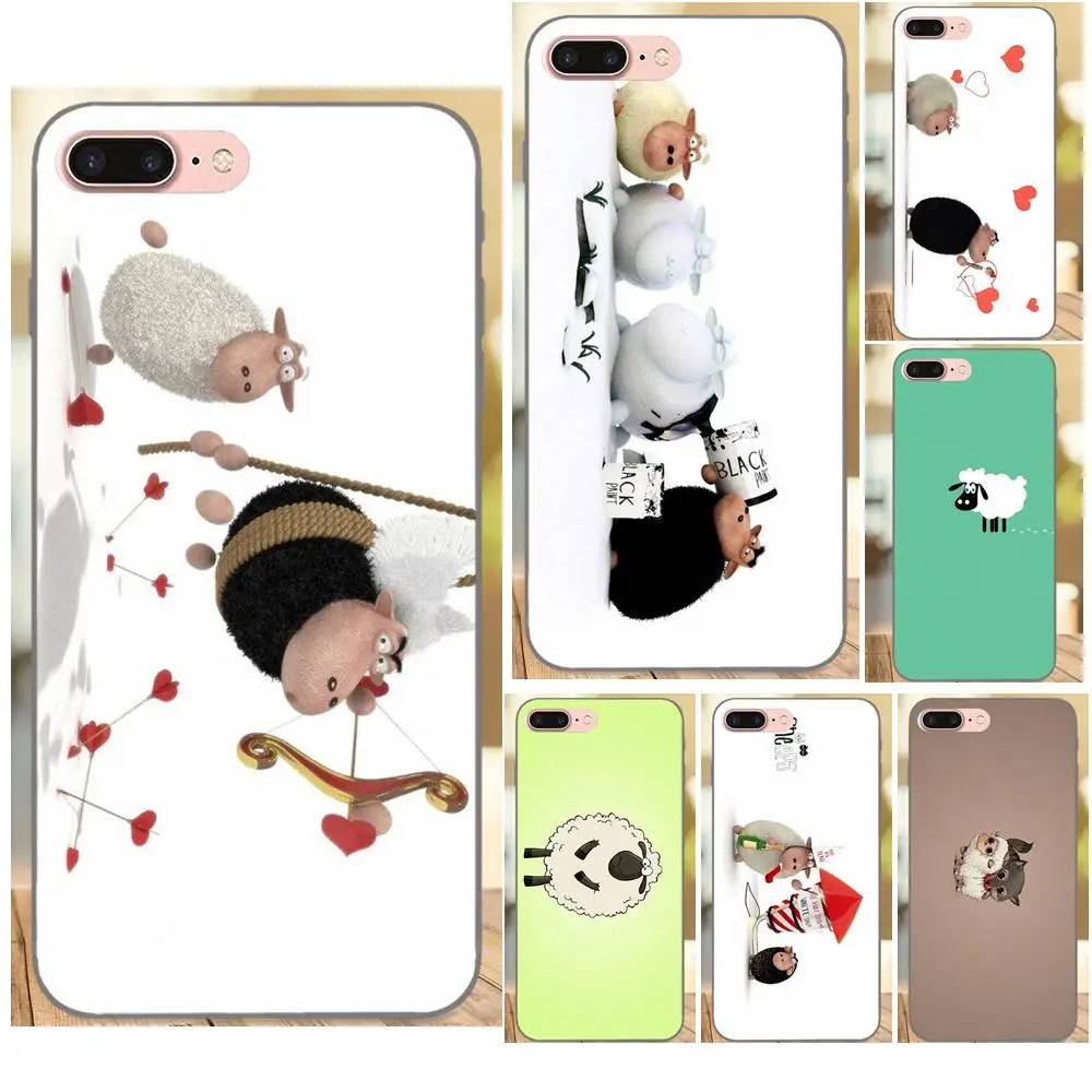 Маленькая овечка I Love You для Samsung Galaxy Note 4 8 9 G313 S3 S4 S5 S6 S7 S8 S9 S10 Edge Plus Lite I9082 мягкий