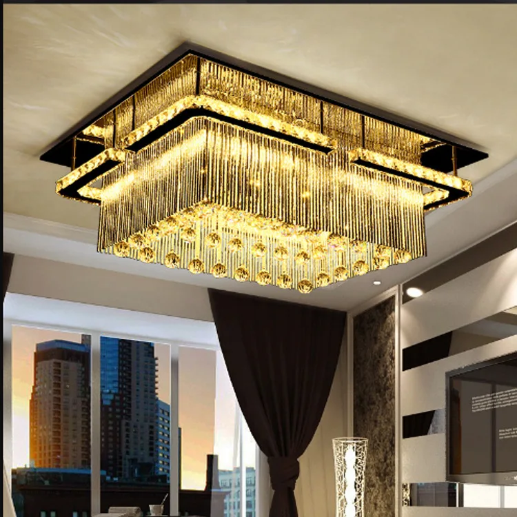 Modern Led Ceiling Lights K9 Crystal Luminaires Illumination Home