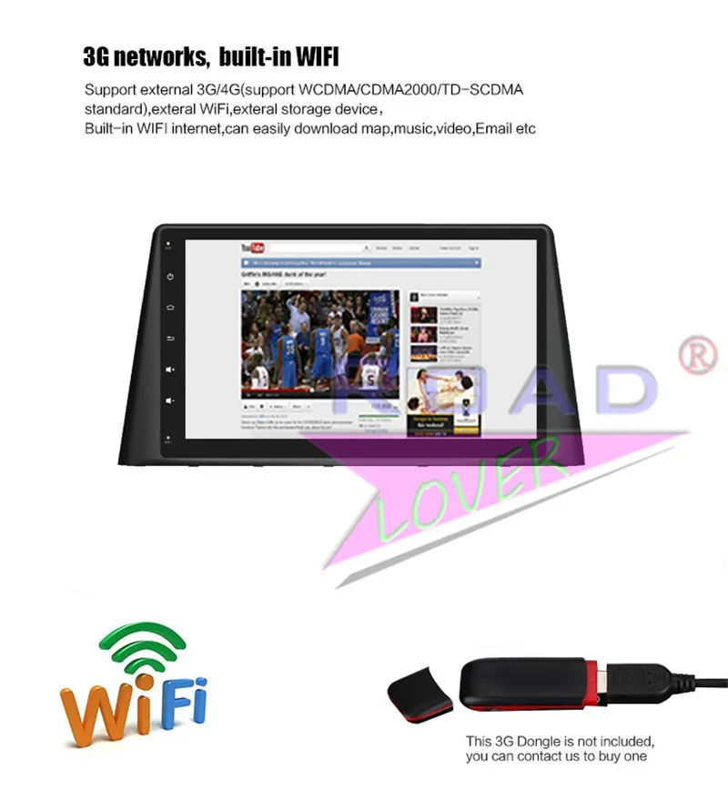 Sale Roadlover Android 8.1 Car Media Center Player Radio For Peugeot 308 2016 Stereo GPS Navigation Automagnitol Two Din Video NO DVD 19