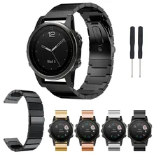 LANDFOX металлический ремешок для часов из нержавеющей стали для Garmin Fenix 5S Замена умных часов