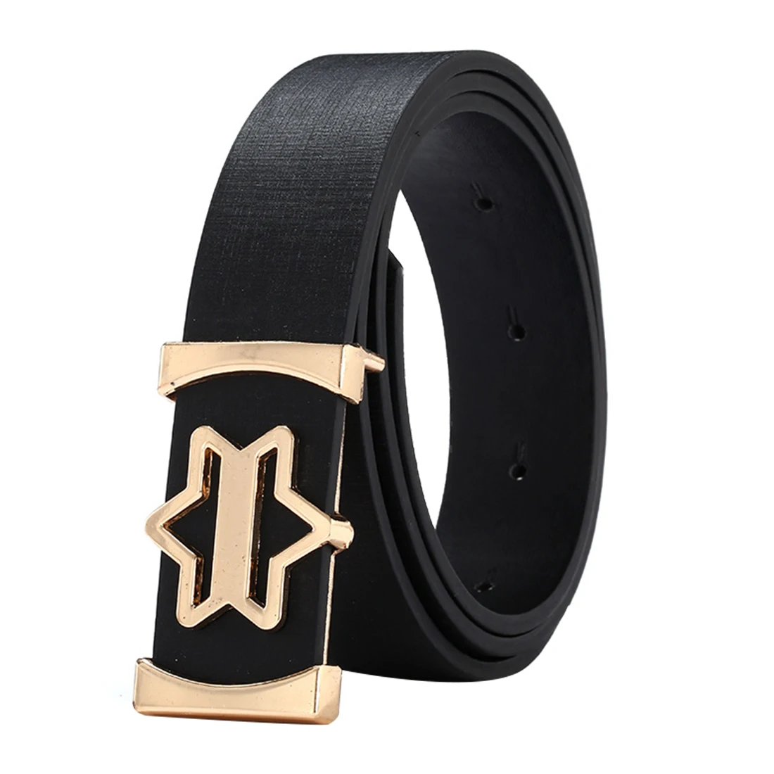 

2019 High Quality Smooth Buckle Belt Leather Belt Buckle Belts for Men Women Leisure New Genuine Leather Designer Men Belts