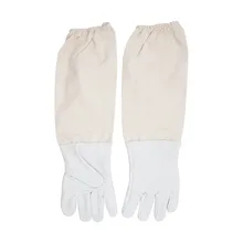 Инструменты для пчеловодства действительно овчины Перчатки дышащий материал пчела инструменты универсальная модель перчатки из ткани# xm0089