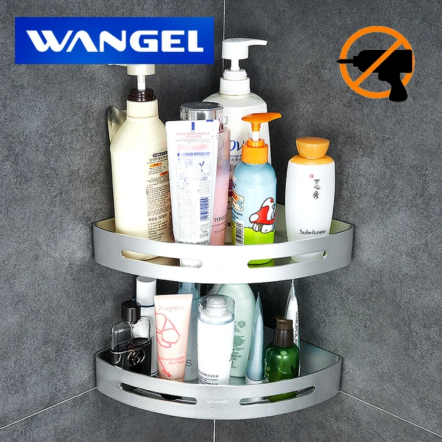 El Wall Hanger Bathroom Storage Shelf Toilet Ful Suction El Wall Hanger Bathroom Storage Shelf Toilet Ful Suction Nail Free E Aluminum Washroom H401