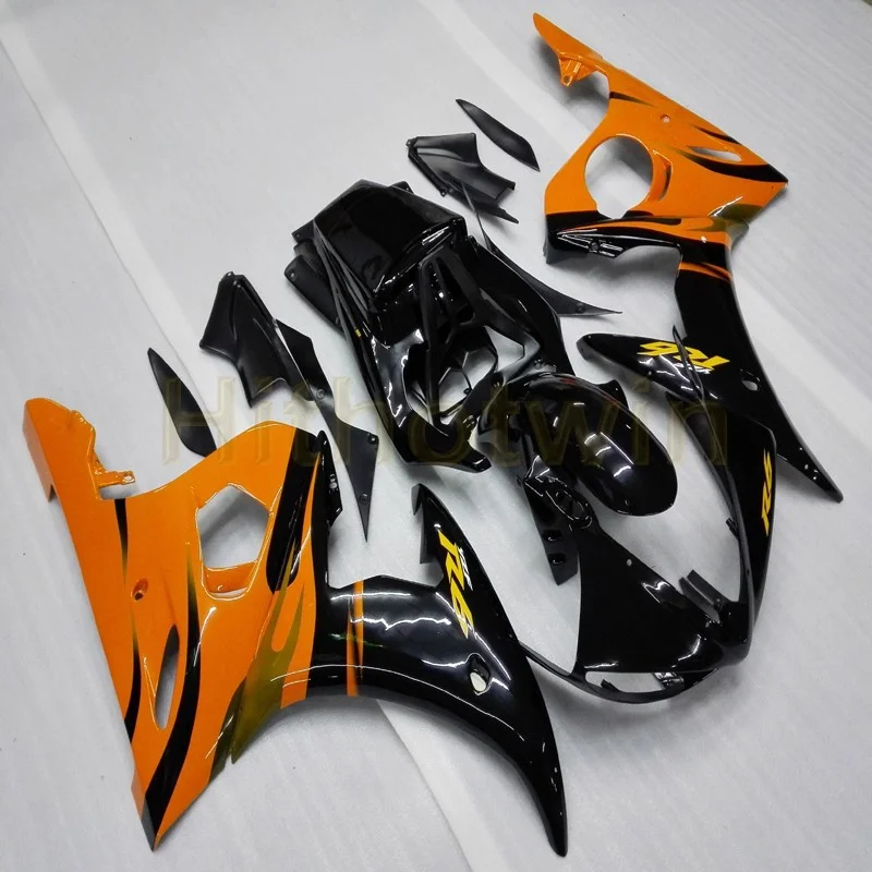 Пользовательские YZF-R6 03-05 МОТОЦИКЛ ABS пластиковый комплект кузова для YAMAHA YZFR6 2003 2004 2005 Обтекатели+ болты+ цвет синий белый - Цвет: D