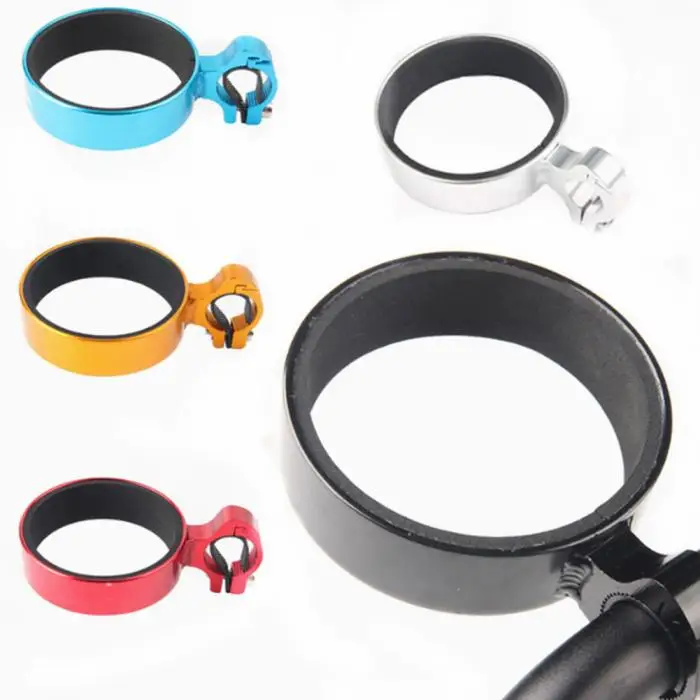 Bike Coffee Cup Holder Aluminum Alloy Bicycle Handlebar Clamp Mount Travel Mug Drink Holders&T8