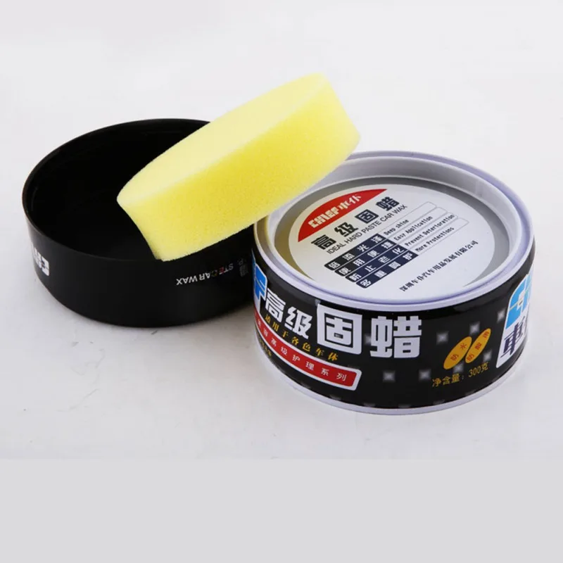 hard wax Universal 300ML Scratch Resistant Car Polishing Wax Styling Car Repair Tool Shiny Hard/Wet car wax 2 Style - Цвет: hard wax