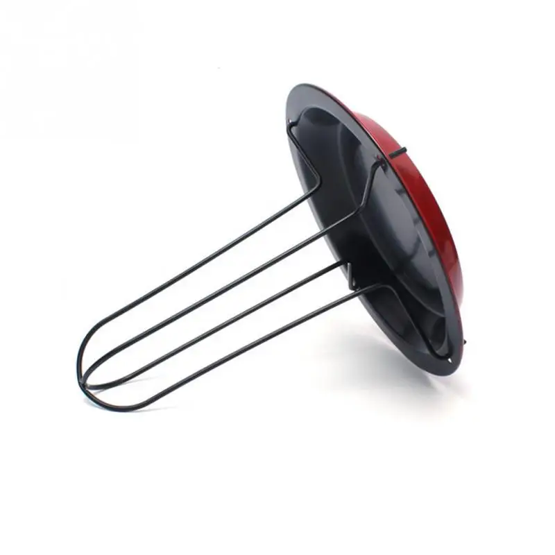 

Carbon Steel Chicken Roaster Rack With Bowl Tin Non-stick Cooking Tools Baking Pan Barbecue Grilling BBQ