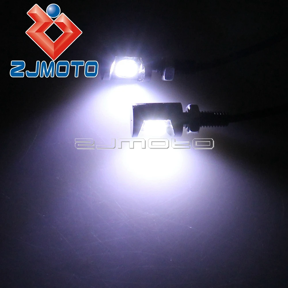 ZJMOTO 2x мотоциклетный фонарь для номерного знака БАГАЖНИКА АВТОМОБИЛЯ|light car|light