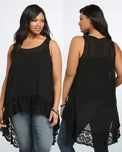 Women Long Tunic Tank Top Sleeveless o-neck arrival pullover lace sexy Scoop Neck Chiffon Shirt Plus Size blouse Women Long Tunic Tank Top Sleeveless o-neck arrival pullover lace sexy Scoop Neck Chiffon Shirt Plus Size blouse