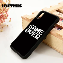 Iretmis 5 5S iPhone 6S 6S suave TPU de la caja del teléfono de silicona funda para el iPhone 7 8 plus X Xs X 11 Pro Max XR juego jugador Pixel fuente Geek