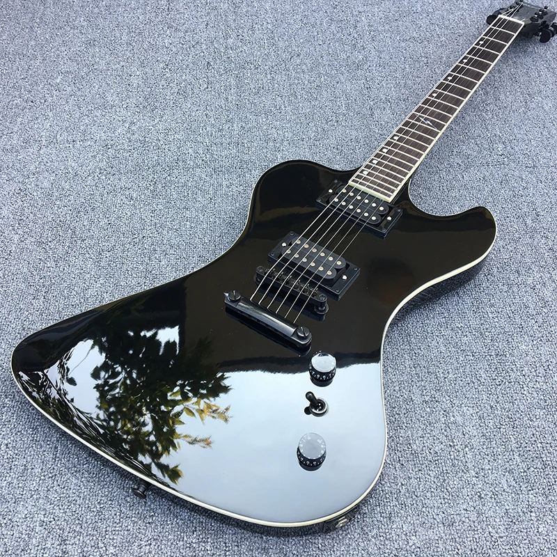 

Satin Black RD type Electric Guitar, Custom Shop RD guitar with Black hardware, High quality guitarra, All color are Available