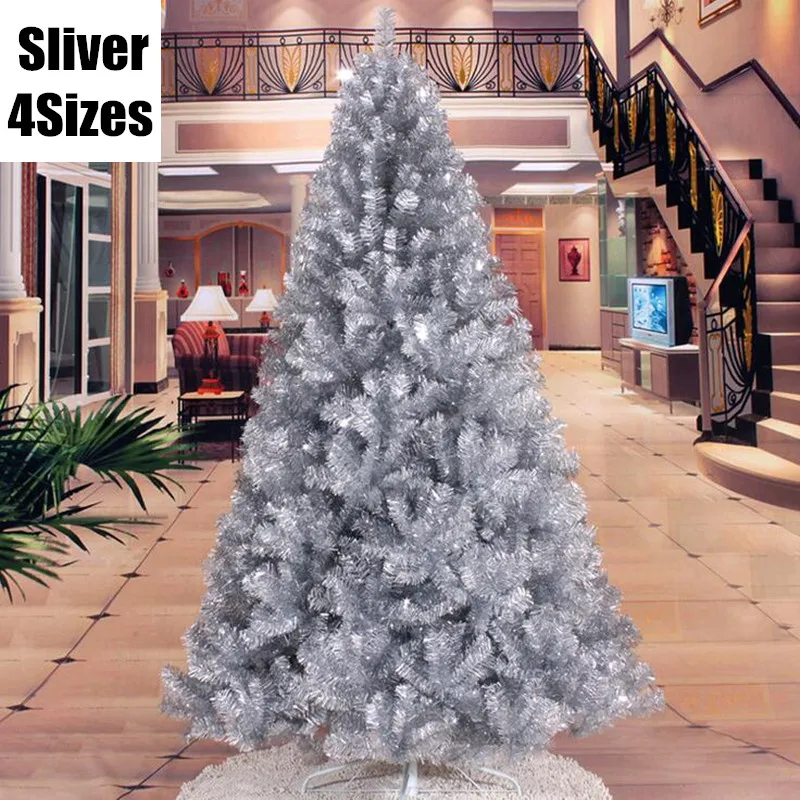 

4 Sizes Santa Claus Tree PVC Christmas Tree Sliver Christmas Tree Christmas Supplies & Christmas Decorations MCC241-243