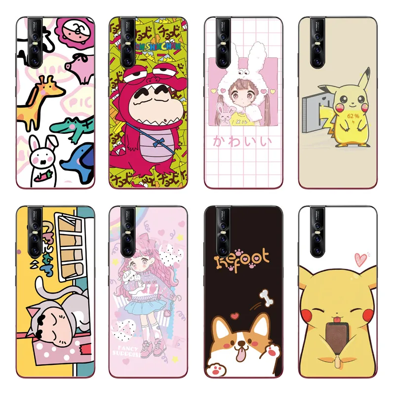 

For VIVO IQOO Silicone Case Back Cover For VIVO X27 Pro V15 V15 Pro Soft TPU Case