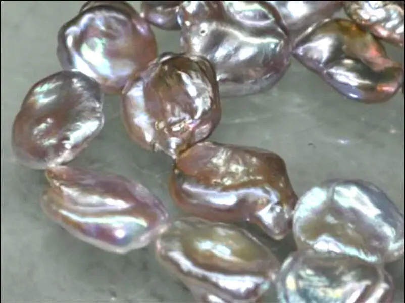 

ddh001483 huge Pretty 16-20mm natural SOUTH SEA pink purple pearl necklace