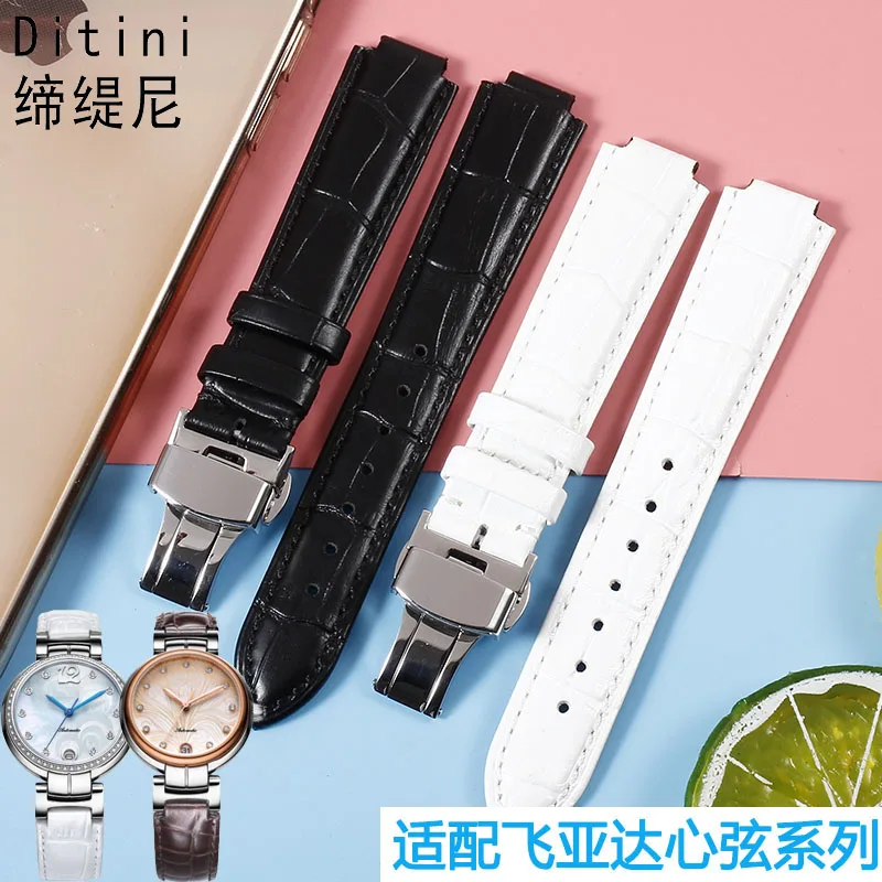 

2019 new arrivals Genuine Leather Green Red Watchband Butterfly Buckle 16*10mm Mens Womens watch Strap bracelet