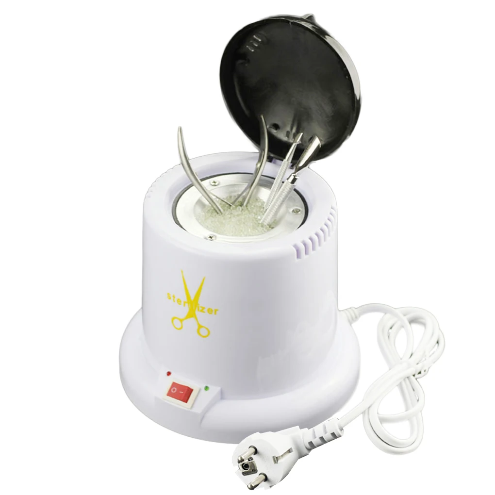 

High Temperature Manicure Disinfection Cup Nail Equipment Machine Disinfection Sterilizer Box Tools with Cleanse Beads
