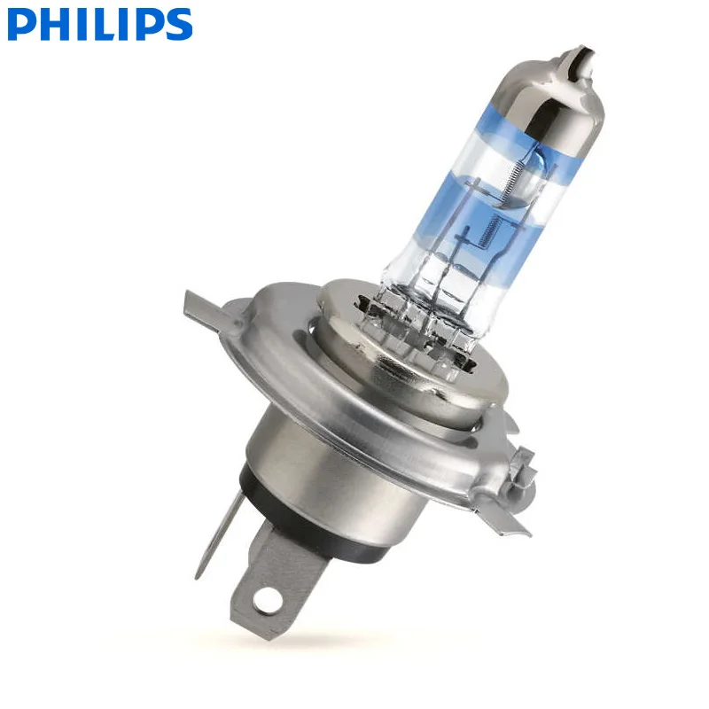 Philips Racing Vision H4 9003 HB2 12V P43t 12342RVS2+ 150% более яркий светильник, авто галогенный головной светильник HL луч лампы ECE(двойная упаковка