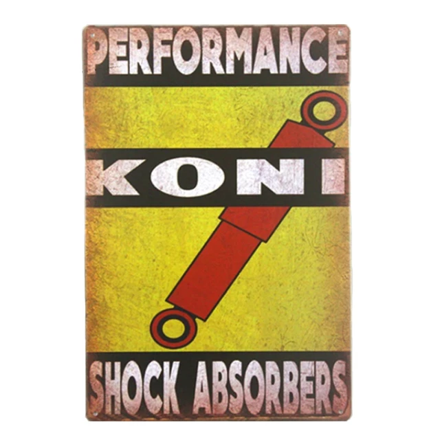 koni performance vintage metal sign posters home decoration
