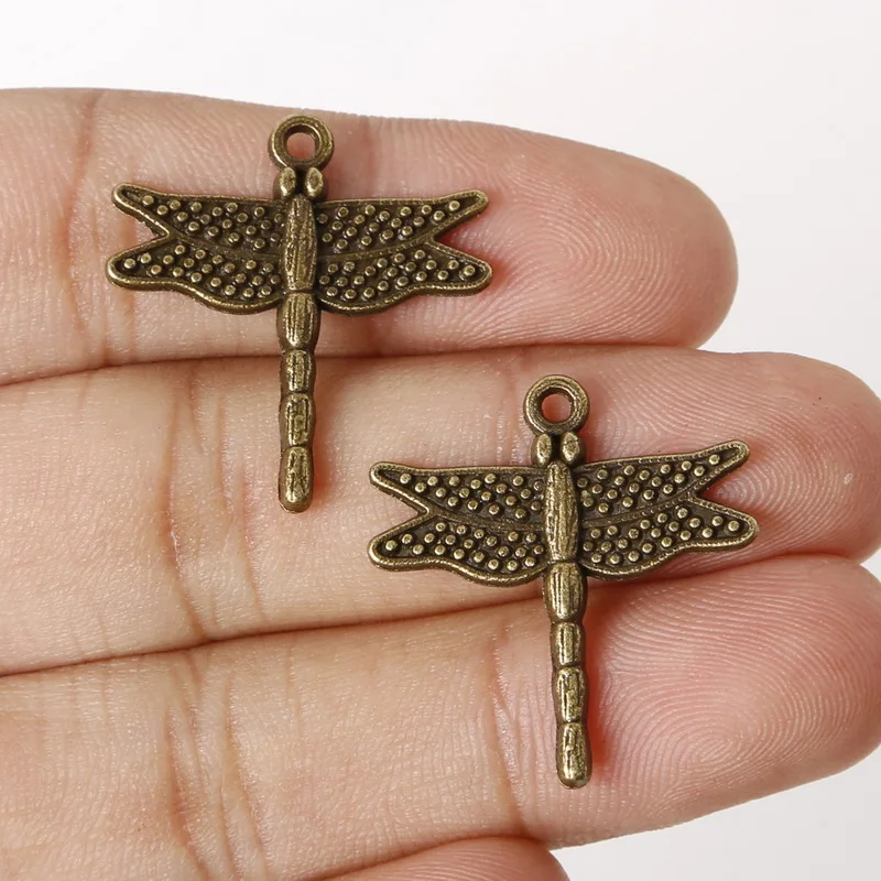 New Arrival 24*26mm 6pcs/lot Zinc Alloy Charms Antique Bronze Plated