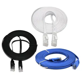 

Best Price! 1m/2m/3m/5m/10m/15m/20M RJ45 CAT6 Ethernet Network LAN Cable Flat UTP Patch Router Interesting Lot Category 6 RJ45