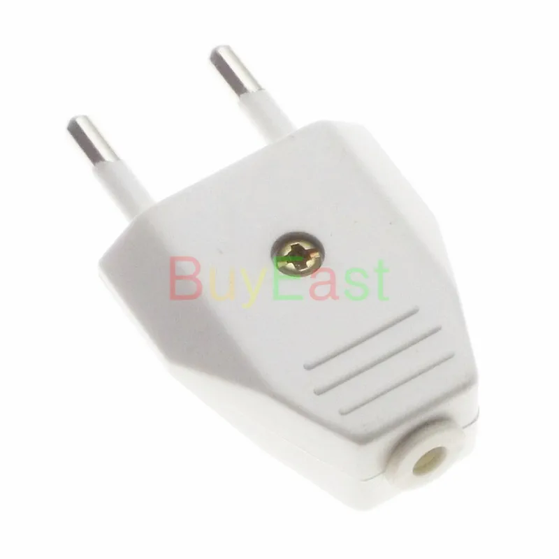 

1 PCS European EU CEE 7/16 Type C Rewireable Power Plug for Table Lamp and Floor Lamp White Color 2.5A 220V